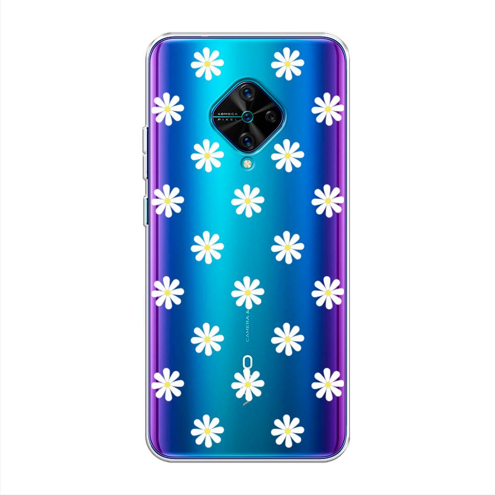 

Силиконовый чехол "Маленькие ромашки" на Vivo V17, 261550-8