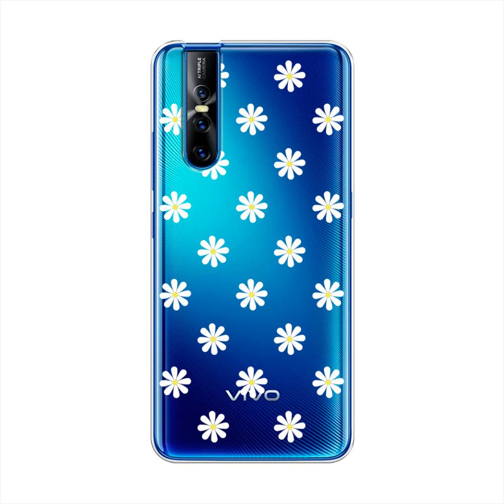 

Силиконовый чехол "Маленькие ромашки" на Vivo V15 Pro, 261150-8