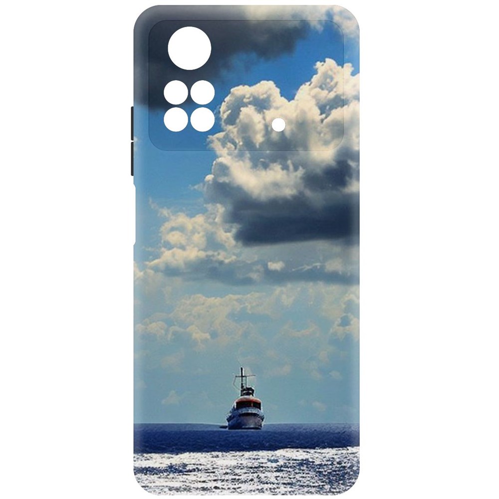 

Чехол-накладка Софт Море для Poco M4 Pro, Черный