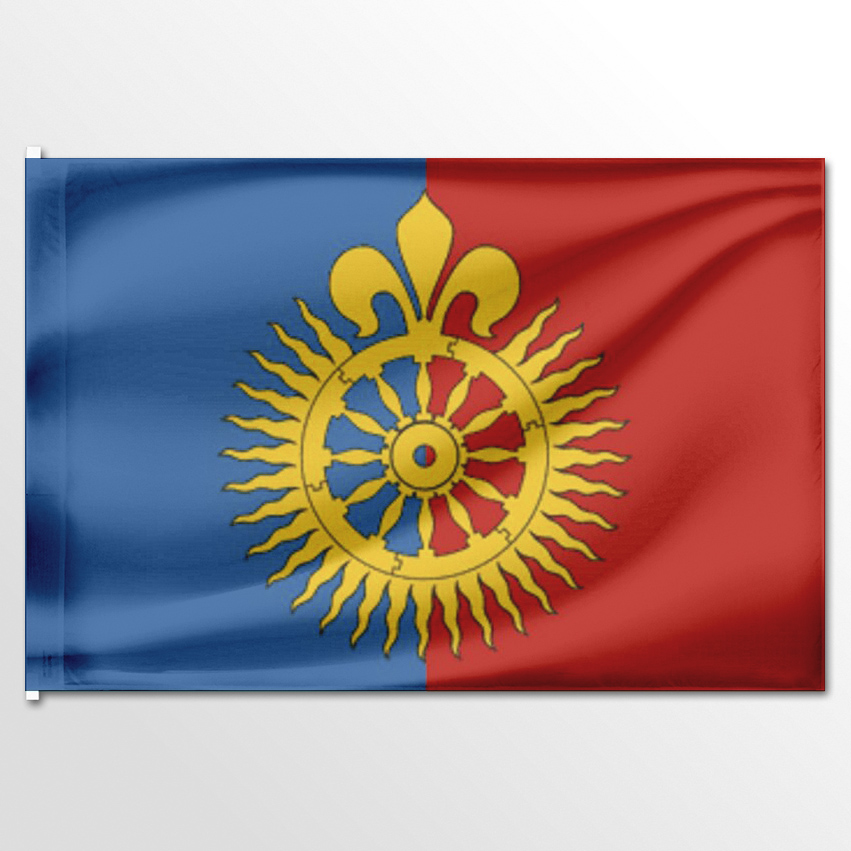 

Флаг ЦТП ФЕНИКС Нижнепышминского муниципального образования 135x90 см, 2719-135x90