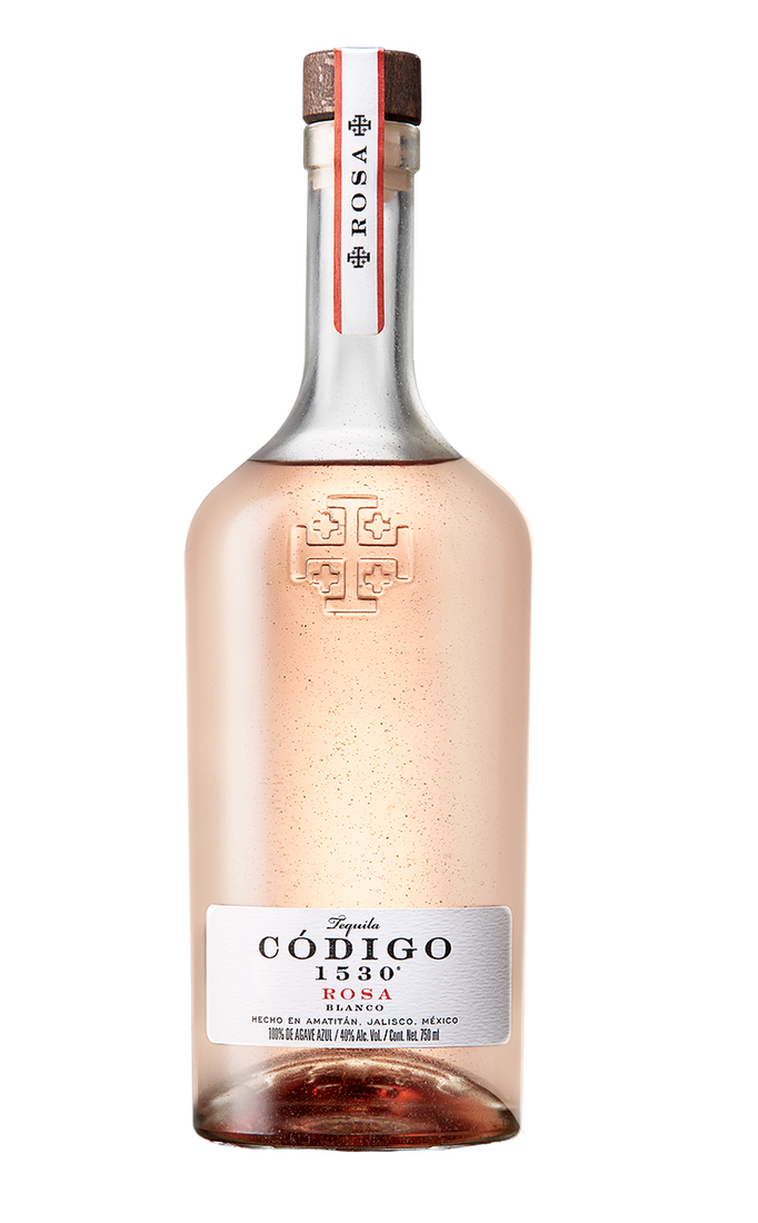 

Текила Codigo 1530 Rosa Blanco, 0.7 л, Серебряная