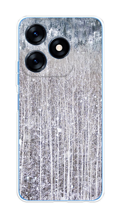 

Чехол на Tecno Spark 10/10C "Снежный лес", Бежевый;серый;белый, 303550-5