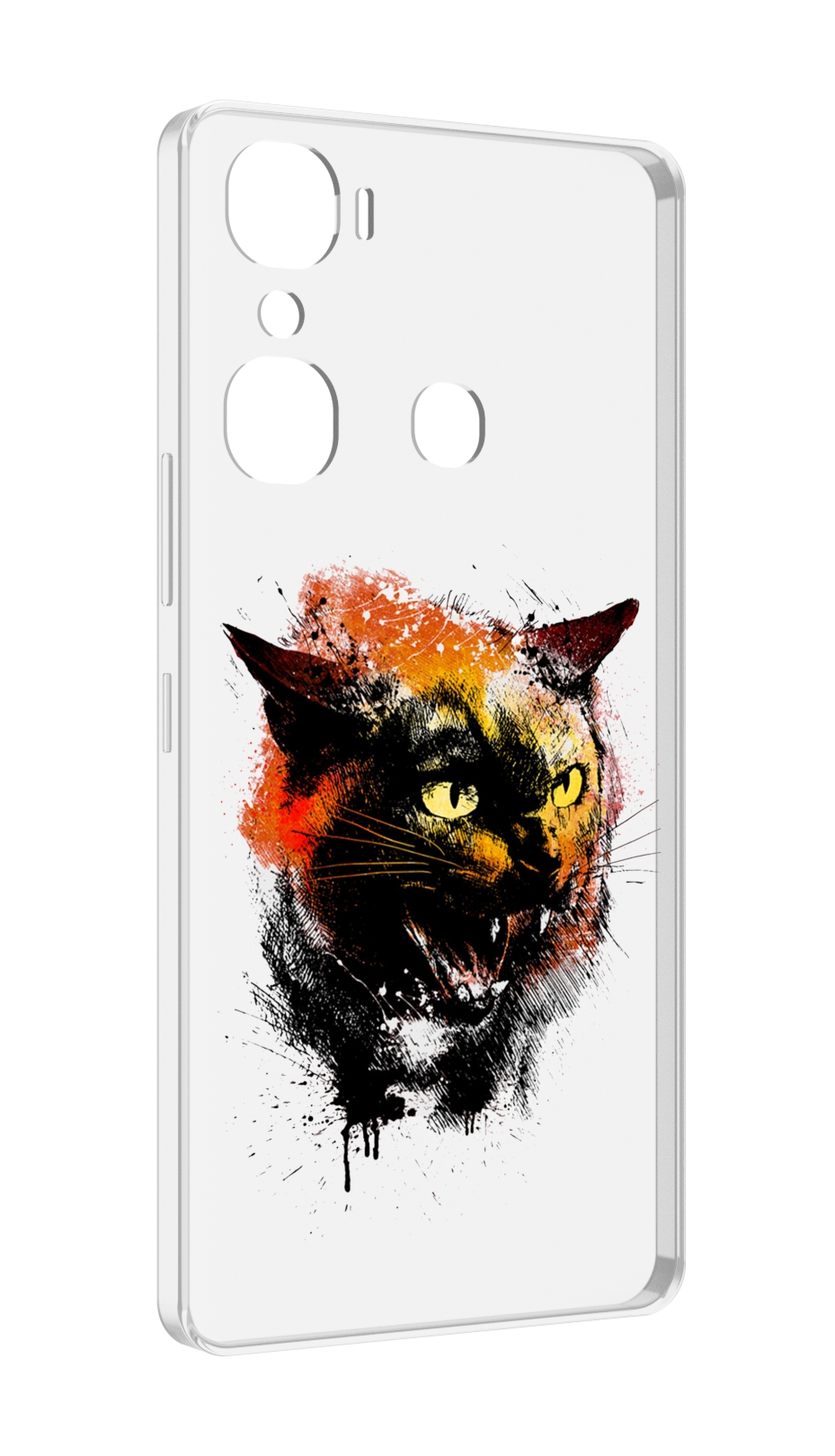 

Чехол MyPads сиамский кот для Infinix Hot 12 Pro, Прозрачный, Tocco