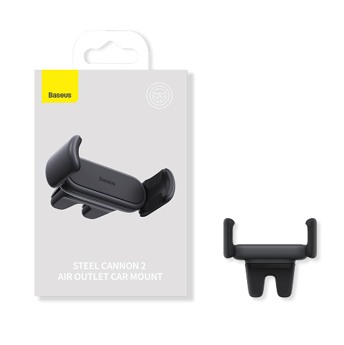 фото Автомобильный держатель baseus steel cannon 2 air outlet car mount nobrand