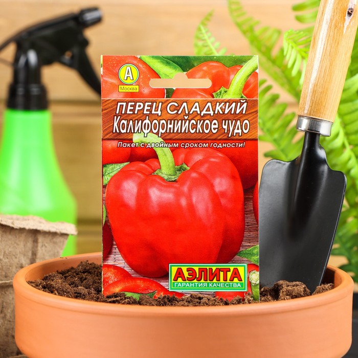 

Семена Перец сладкий "Калифорнийское чудо" "Лидер", 0,3 г ,