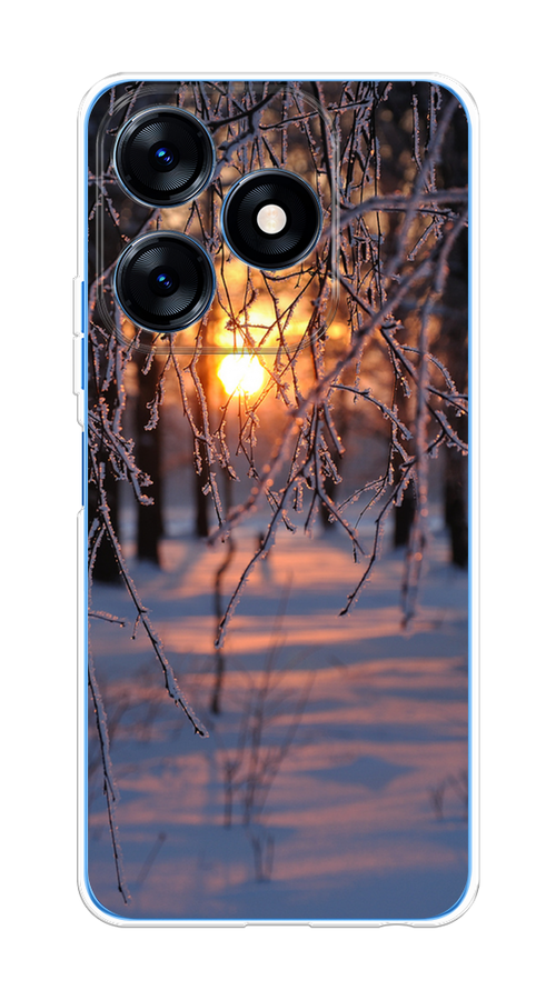 

Чехол на Tecno Spark 10/10C "Зима 7", Оранжевый;розовый;черный, 303550-2
