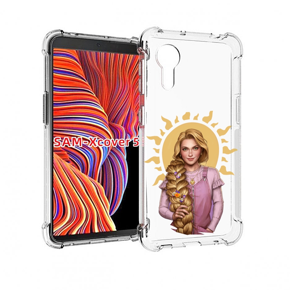 

Чехол MyPads девушка-с-большой-косой для Samsung Galaxy Xcover 5, Прозрачный, Tocco