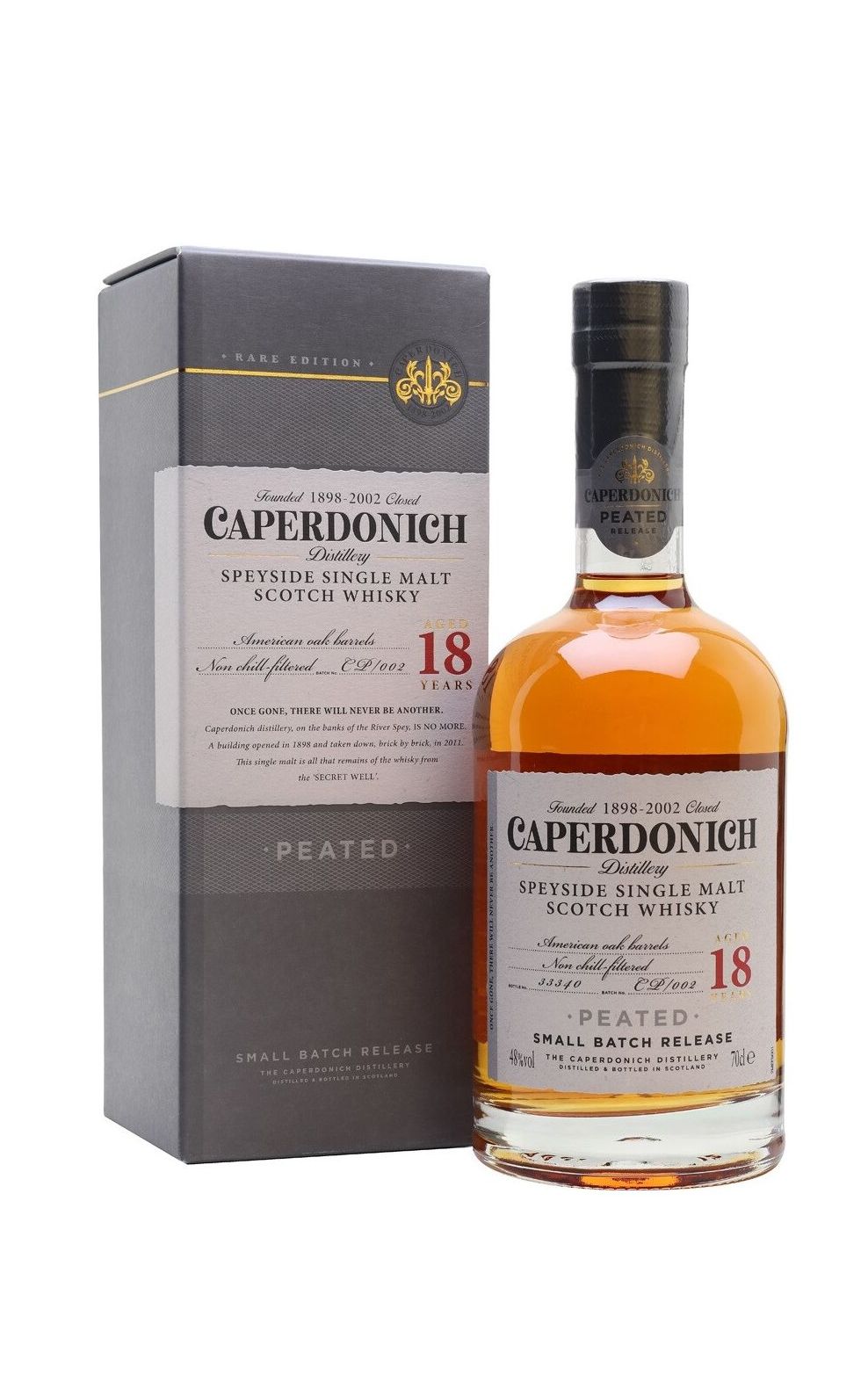 

Виски Caperdonich Peated 18 Years Old, 0.7 л