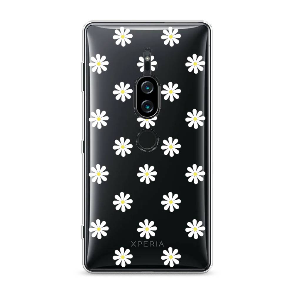 

Силиконовый чехол "Маленькие ромашки" на Sony Xperia XZ2 Premium, 53350-8