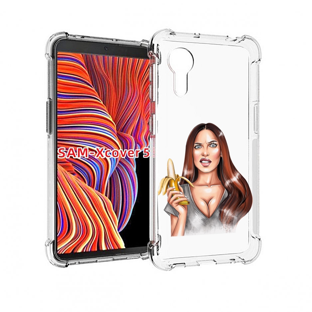

Чехол MyPads девушка-с-бананом для Samsung Galaxy Xcover 5, Прозрачный, Tocco
