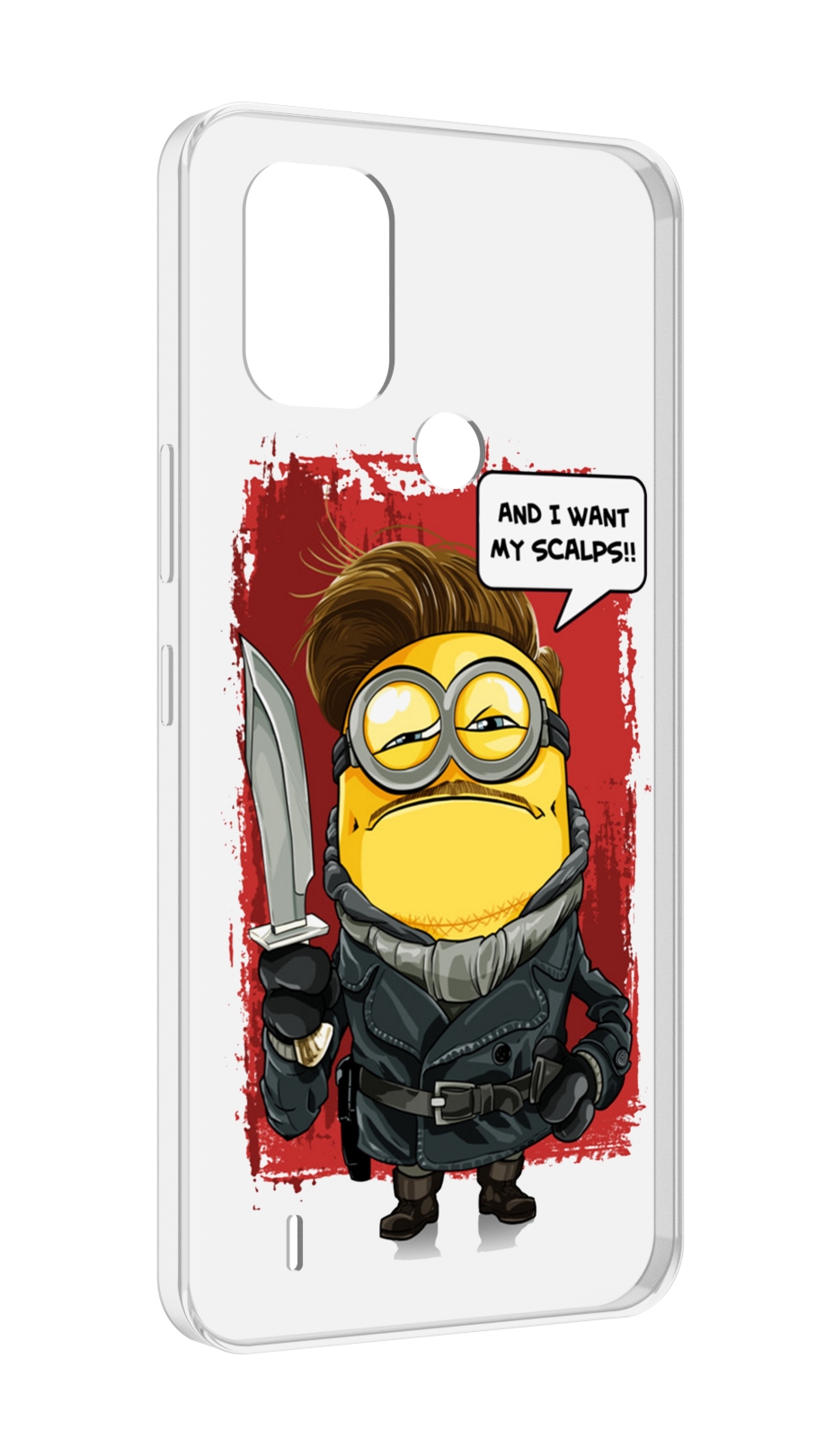 

Чехол MyPads миньон убийца для Nokia C31, Прозрачный, Tocco