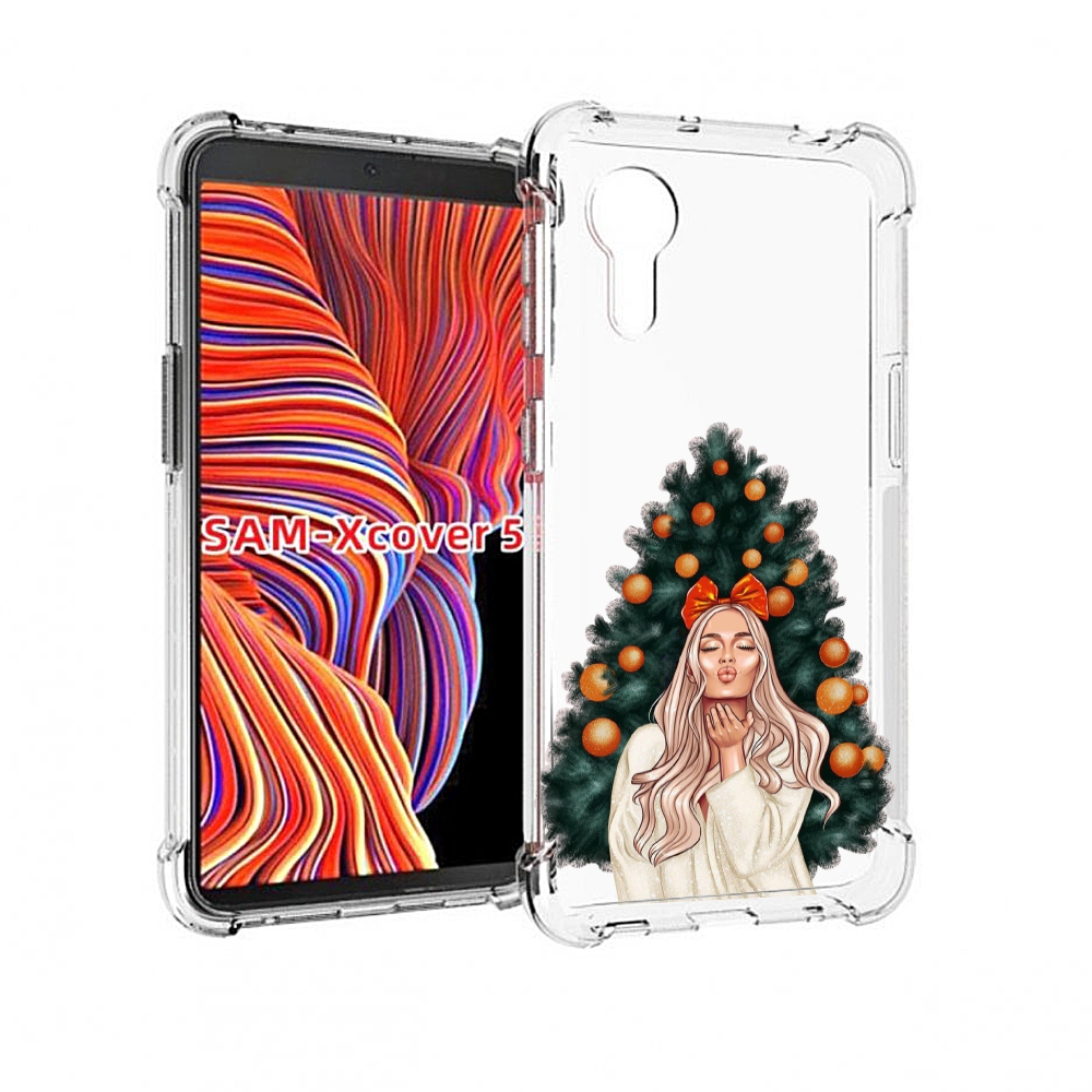 

Чехол MyPads девушка-под-елкой-с-мандаринами женский для Samsung Galaxy Xcover 5, Прозрачный, Tocco