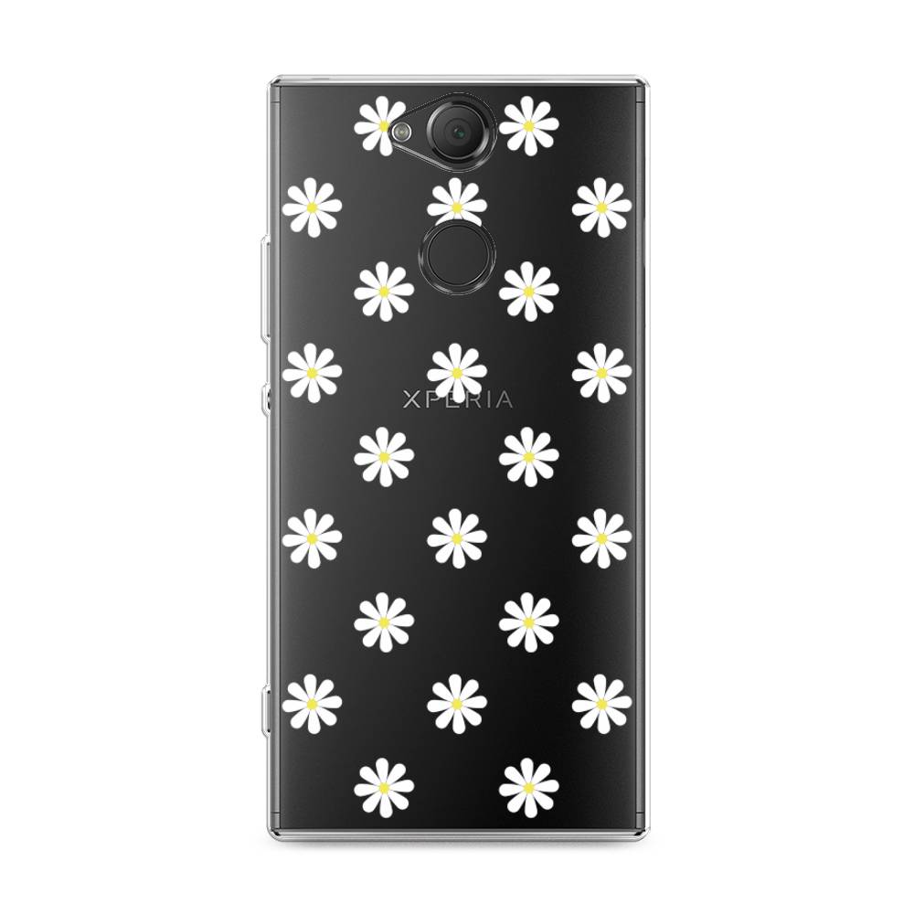 

Силиконовый чехол "Маленькие ромашки" на Sony Xperia XA2 Plus, 53550-8