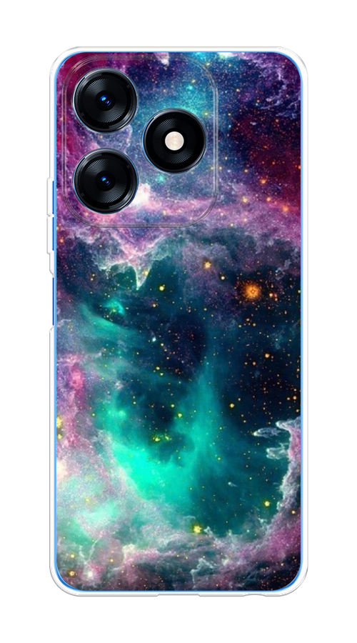 

Чехол на Tecno Spark 10/10C "Звездные облака", Розовый;бежевый, 303550-2