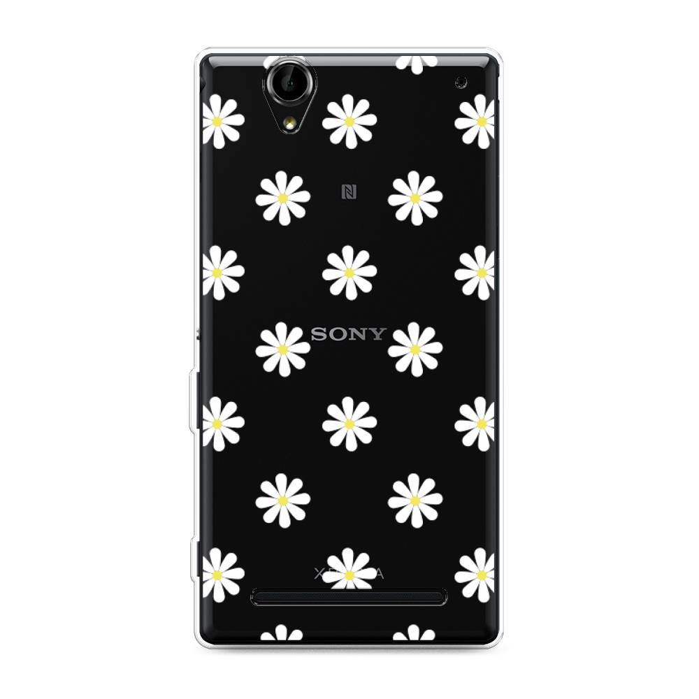 

Силиконовый чехол "Маленькие ромашки" на Sony Xperia T2 Ultra, 50950-8