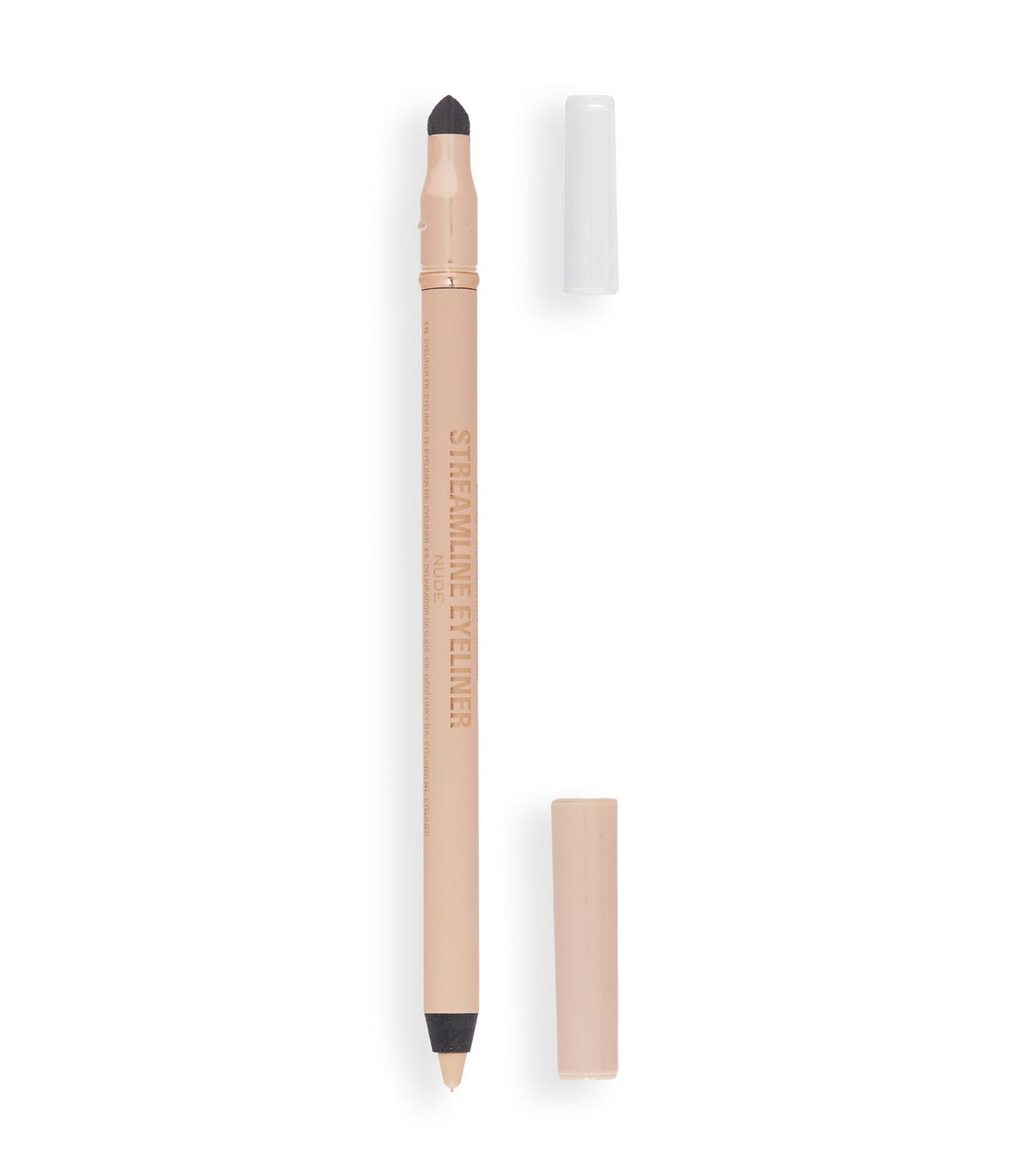 Контур Revolution Makeup для глаз Streamline Waterline Eyeliner Pencil Nude кисть для макияжа глаз и век shik плоская косметическая для сухихи и кремовых теней n08