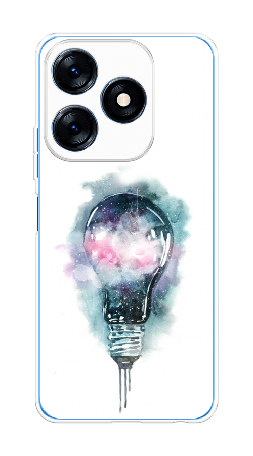 

Чехол на Tecno Spark 10/10C "Волшебная лампа", Белый;серый, 303550-4