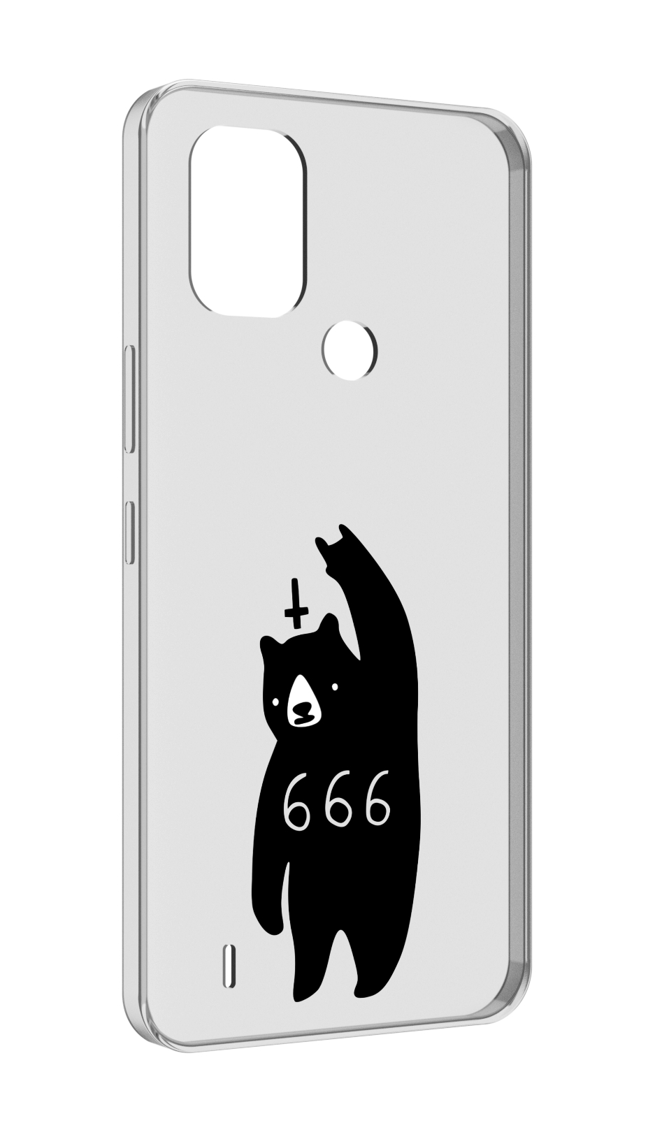 

Чехол MyPads медведь 666 для Nokia C31, Прозрачный, Tocco