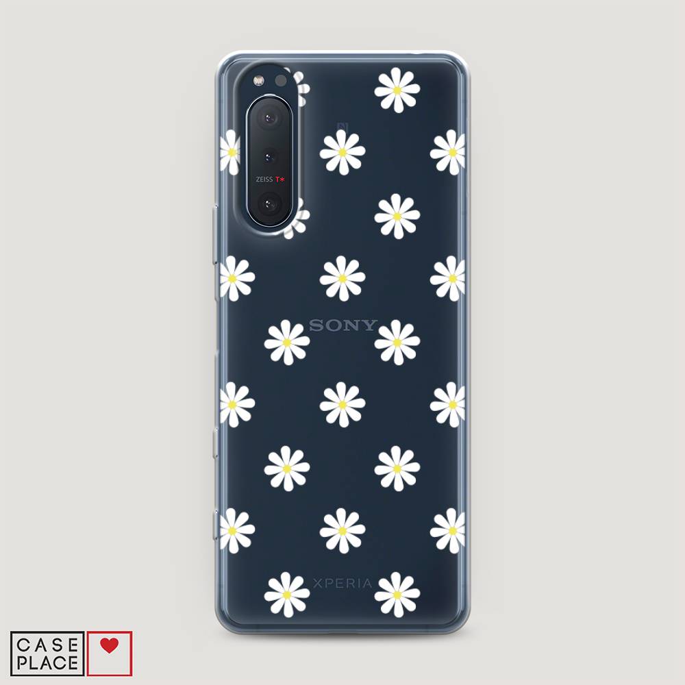 

Силиконовый чехол "Маленькие ромашки" на Sony Xperia 5 II, 54750-8