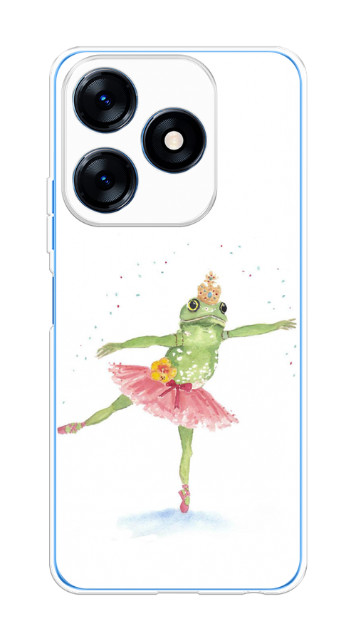 

Чехол на Tecno Spark 10/10C "Лягушка-балерина", Зеленый, 303550-4