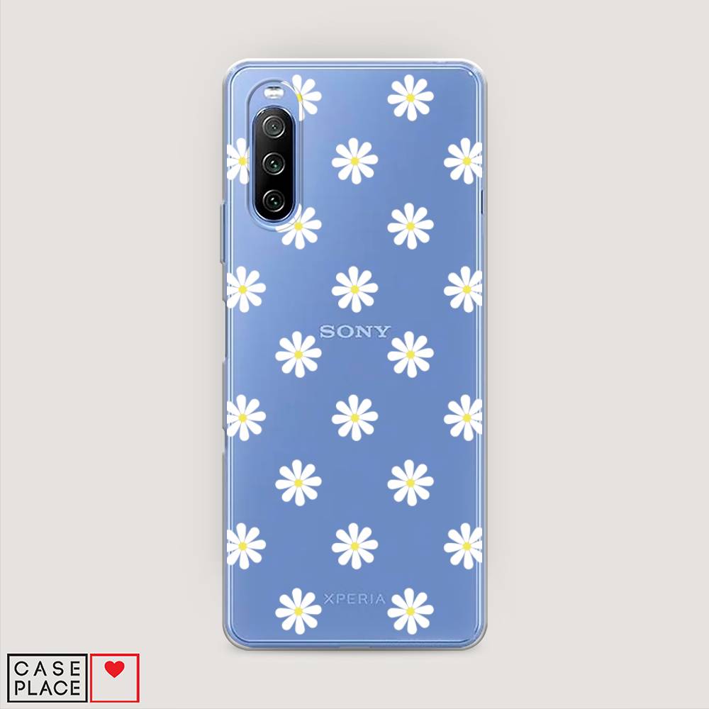 

Силиконовый чехол "Маленькие ромашки" на Sony Xperia 10 III, 54950-8