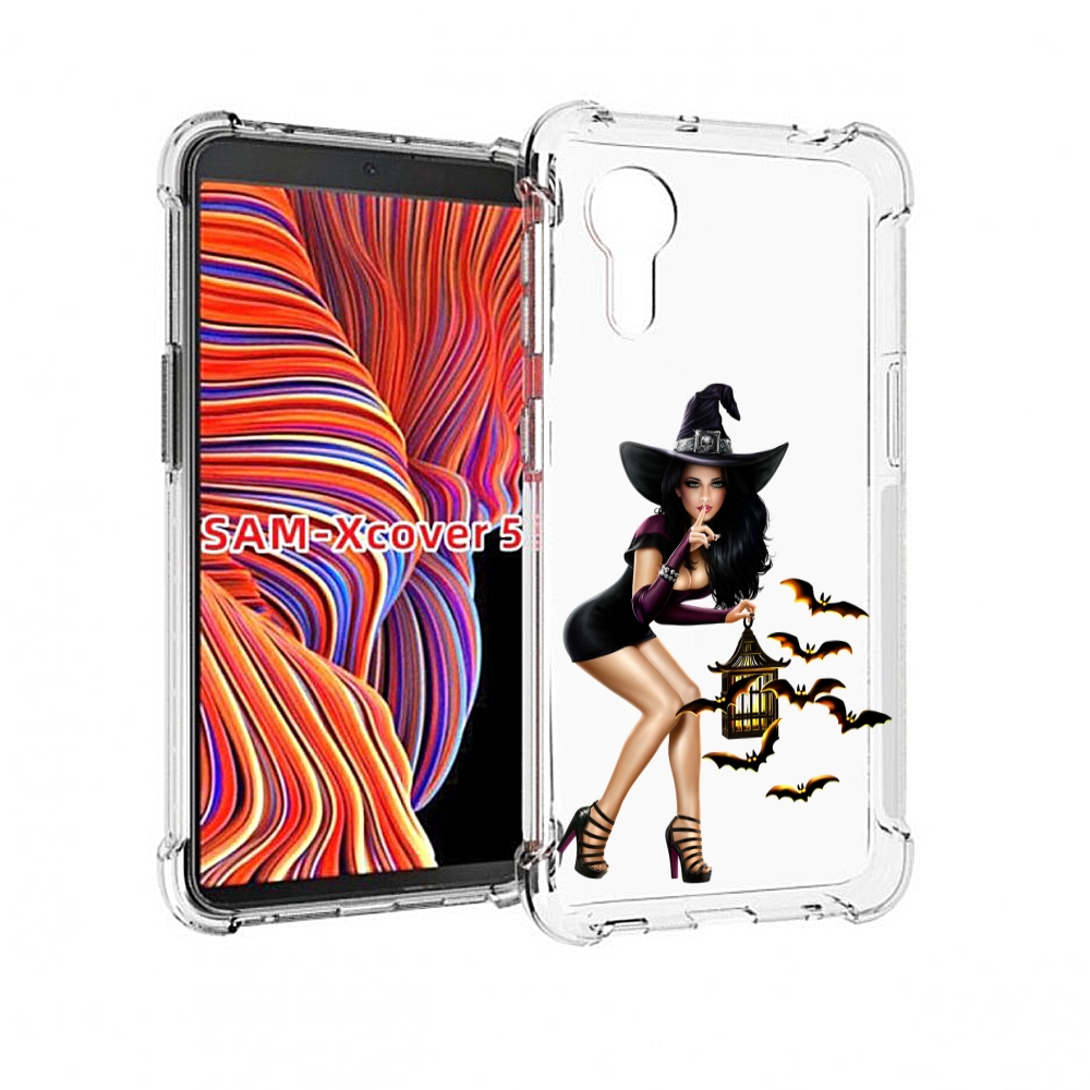 Чехол MyPads девушка-ведьма женский для Samsung Galaxy Xcover 5 Tocco