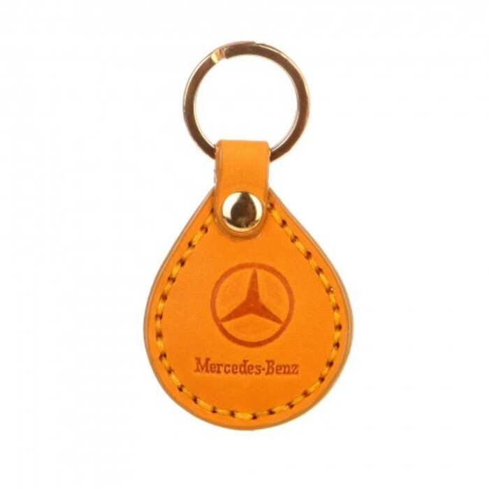 

Брелок с автомобильной символикой РЕЛС 76 0391 кожа,Mercedes-Benz