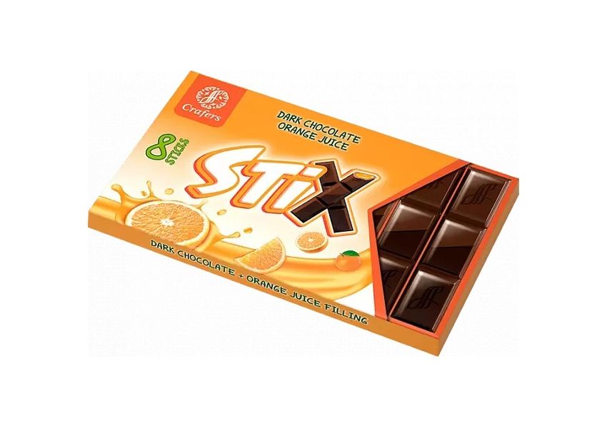 Шоколад Stix La Conte de fees с начинкой со вкусом абрикоса 152 г