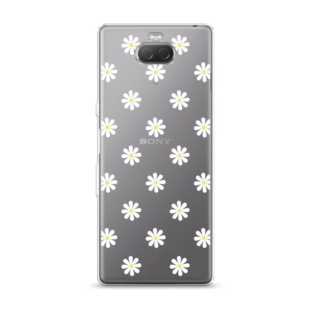 

Силиконовый чехол "Маленькие ромашки" на Sony Xperia 10, 54050-8