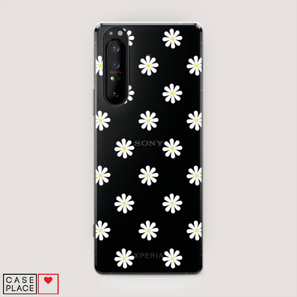 

Силиконовый чехол "Маленькие ромашки" на Sony Xperia 1 II, 54550-8