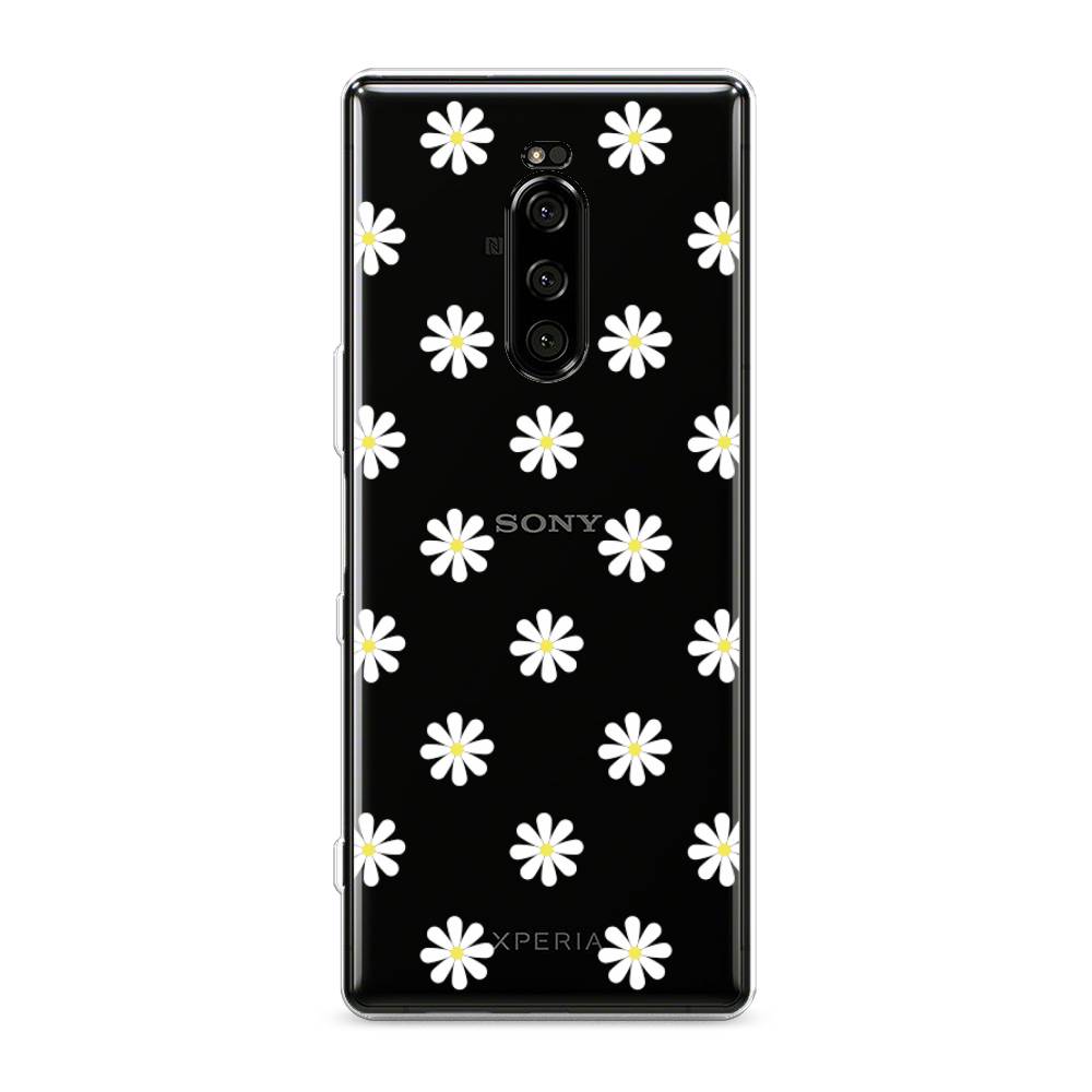 

Силиконовый чехол "Маленькие ромашки" на Sony Xperia 1, 54250-8