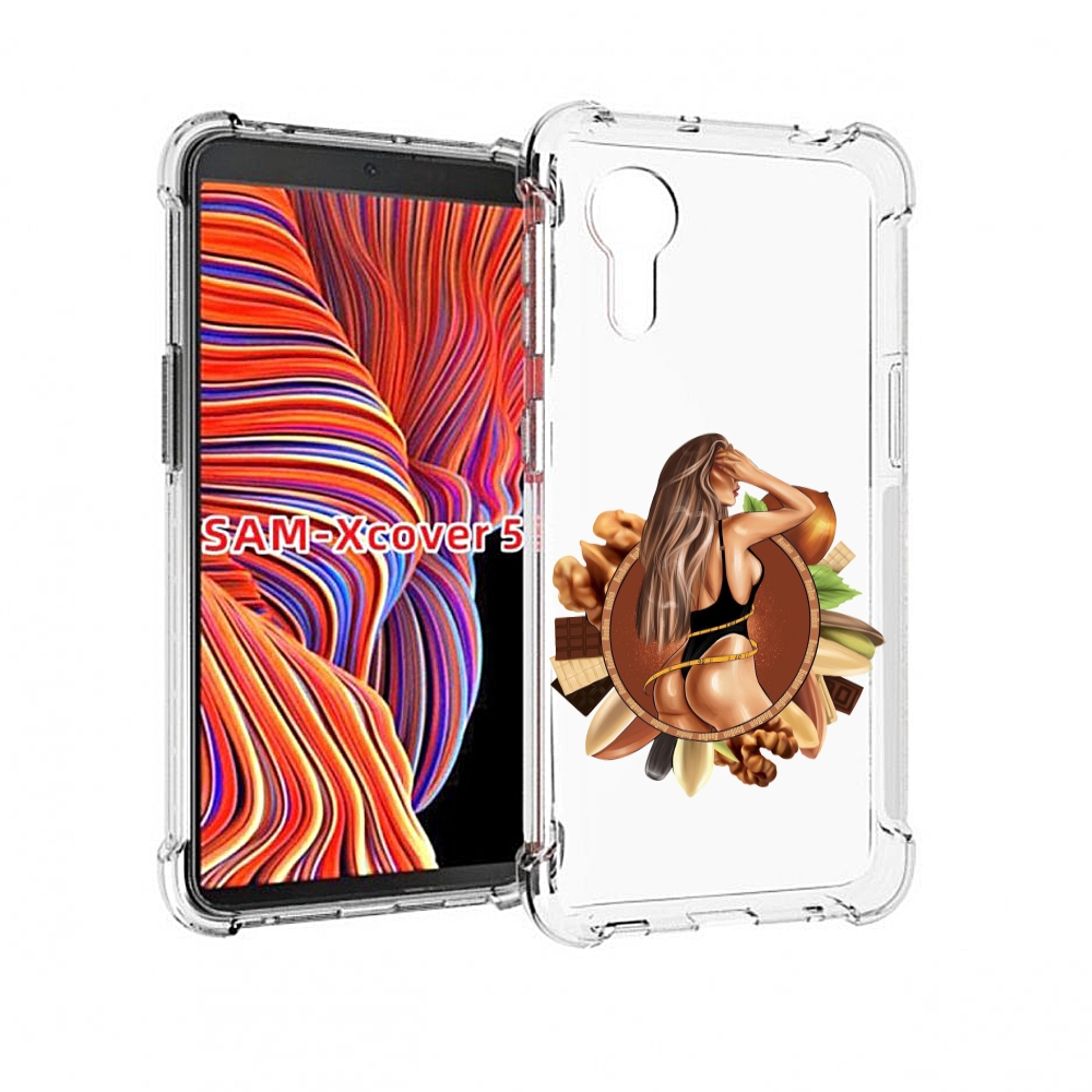 

Чехол MyPads девушка-в-черном-купальнике женский для Samsung Galaxy Xcover 5, Прозрачный, Tocco