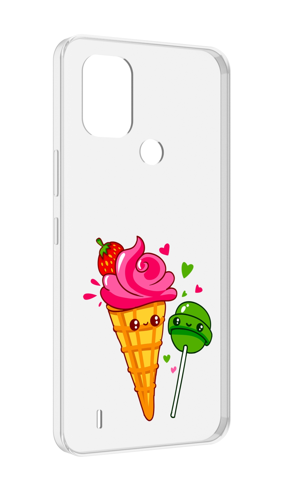 

Чехол MyPads Вкусняшки для Nokia C31, Прозрачный, Tocco