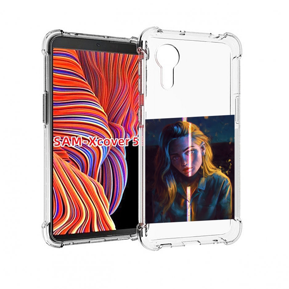 Чехол MyPads девушка-в-тени для Samsung Galaxy Xcover 5