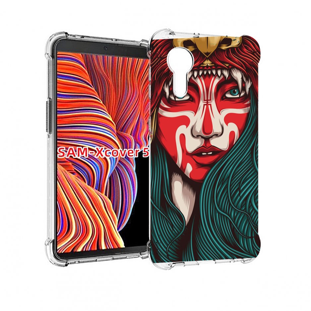 

Чехол MyPads девушка-в-маскировке для Samsung Galaxy Xcover 5, Прозрачный, Tocco