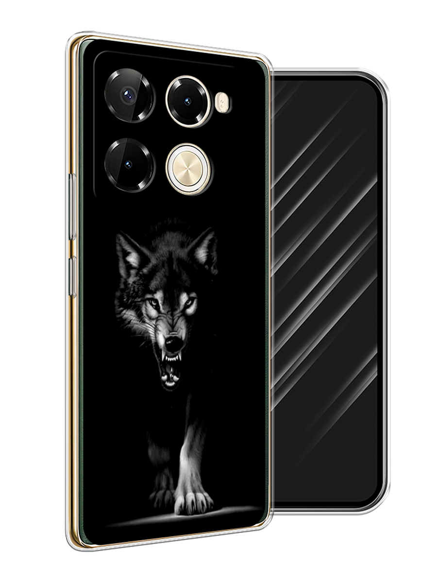 

Чехол Awog на Infinix Note 40 Pro 5G/Note 40 Pro Plus "Волк выходит из ночи", Серый;черный;белый, 3105950-1