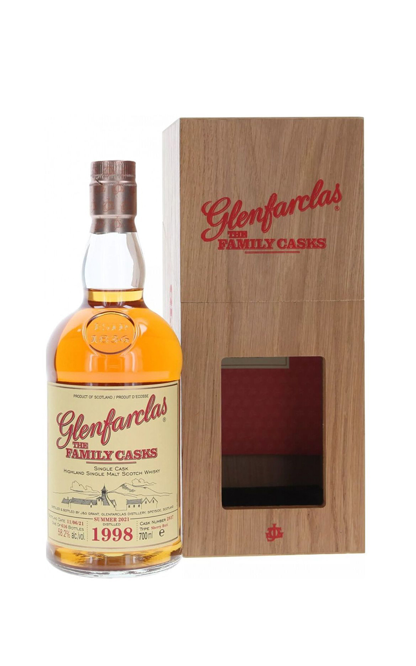

Виски Glenfarclas 1998 Family Casks No. 2937, 0.7 л