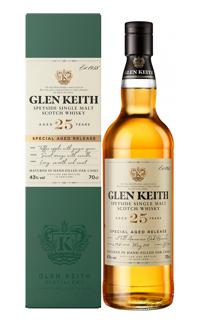 

Виски Glen Keith 25 Years Old, 0.7 л