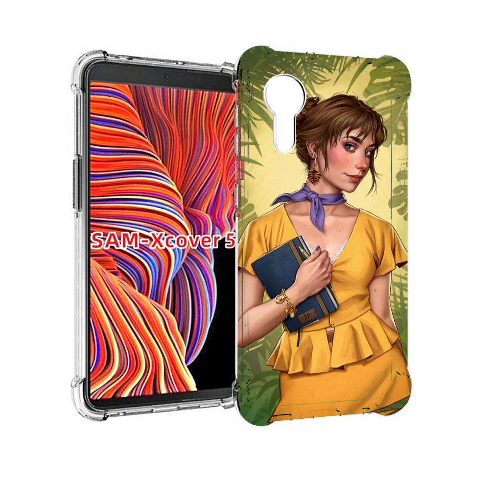 

Чехол MyPads девушка-в-зелени женский для Samsung Galaxy Xcover 5, Прозрачный, Tocco