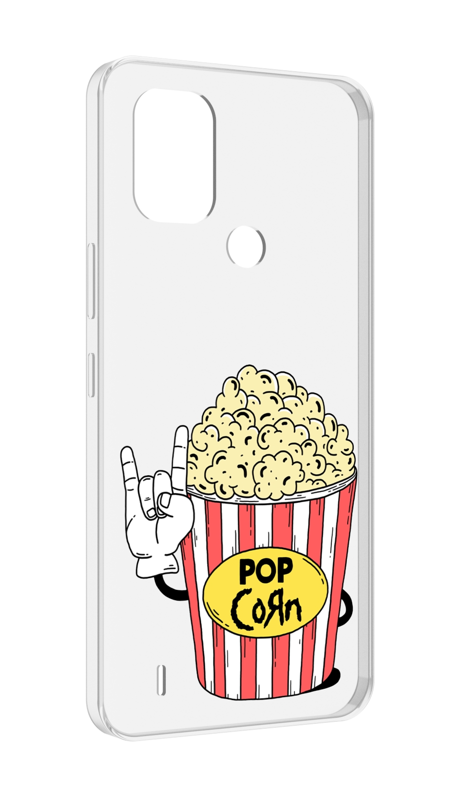 

Чехол MyPads крутой попкорн для Nokia C31, Прозрачный, Tocco