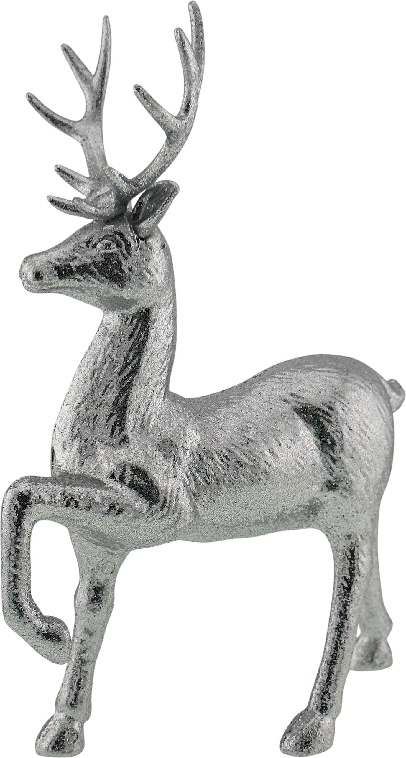 

Декор олень deer-3-3 серебро 141340, Серебристый