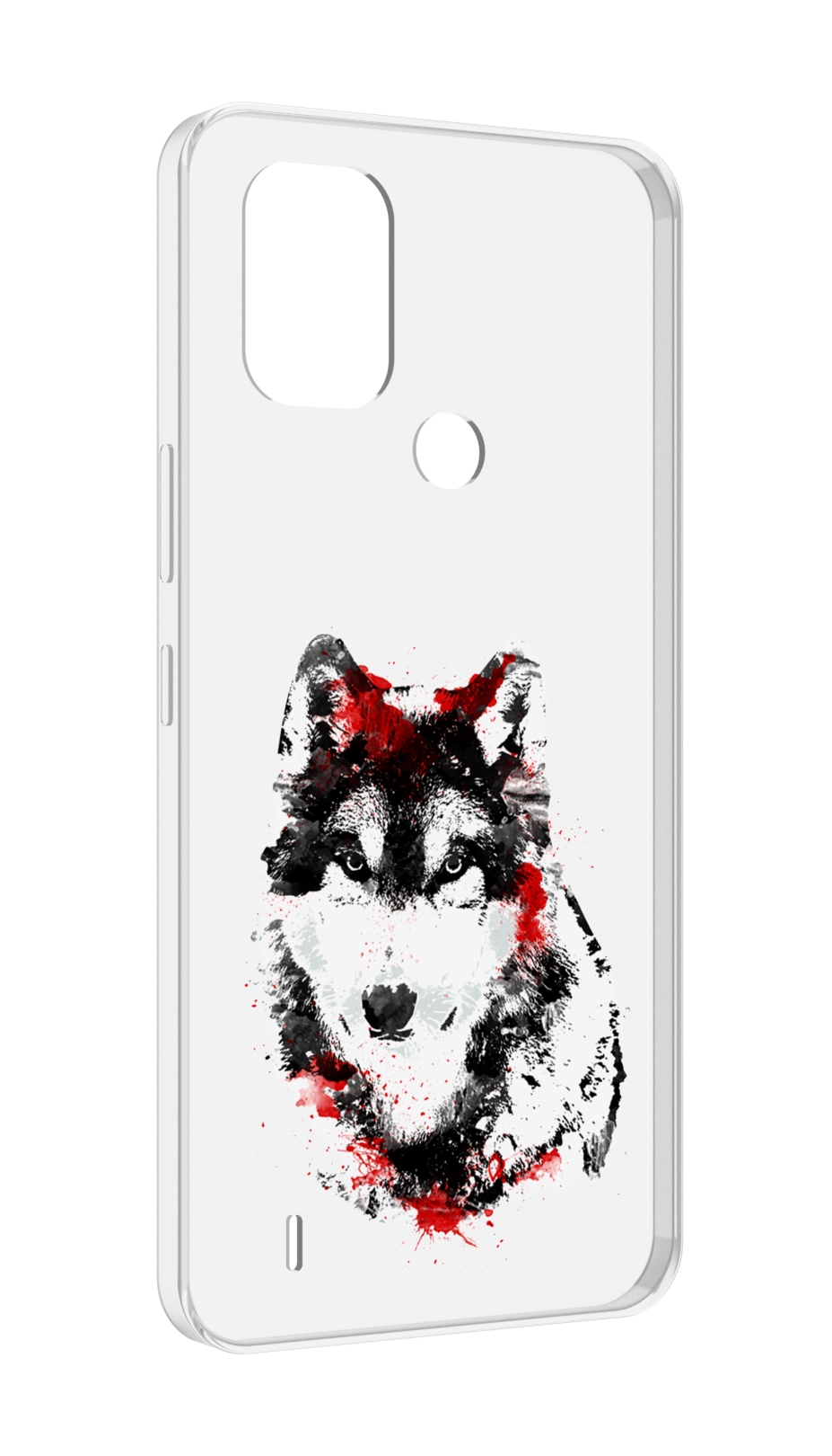 

Чехол MyPads кровавый волк для Nokia C31, Прозрачный, Tocco