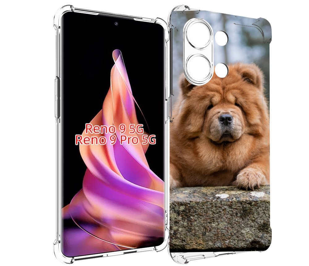 

Чехол MyPads чау чау для Oppo Reno 9/Reno 9 Pro, Прозрачный, Tocco