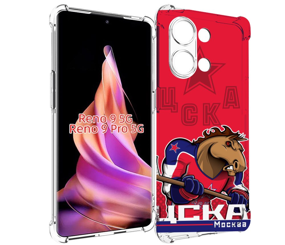 

Чехол MyPads хк цска мужской для Oppo Reno 9/Reno 9 Pro, Прозрачный, Tocco
