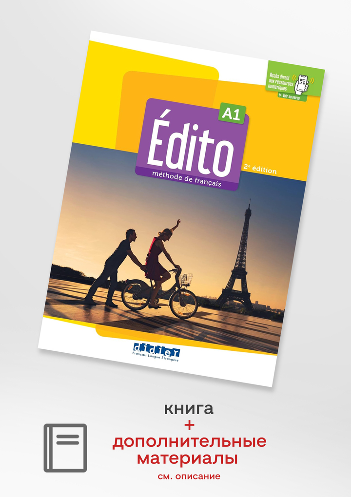 

Edito A1 Ed 2022 - Livre + didierfle, 9782278103645