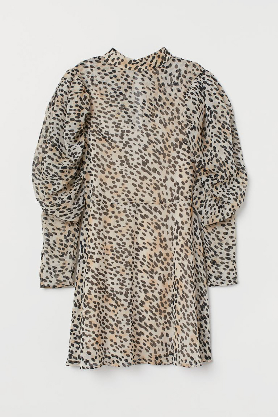 

Платье женское H&M 825909003 бежево-черное 32 EU, Бежевый, 825909