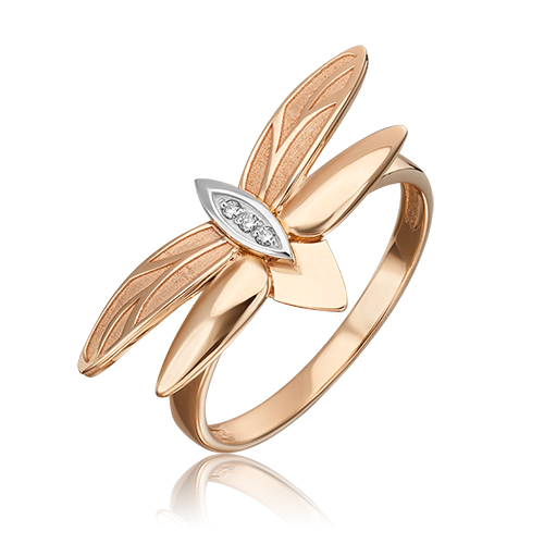

Кольцо из золота с бриллиантом р. 16,5 PLATINA jewelry 01-5495-00-101-1121, 01-5495-00-101-1121