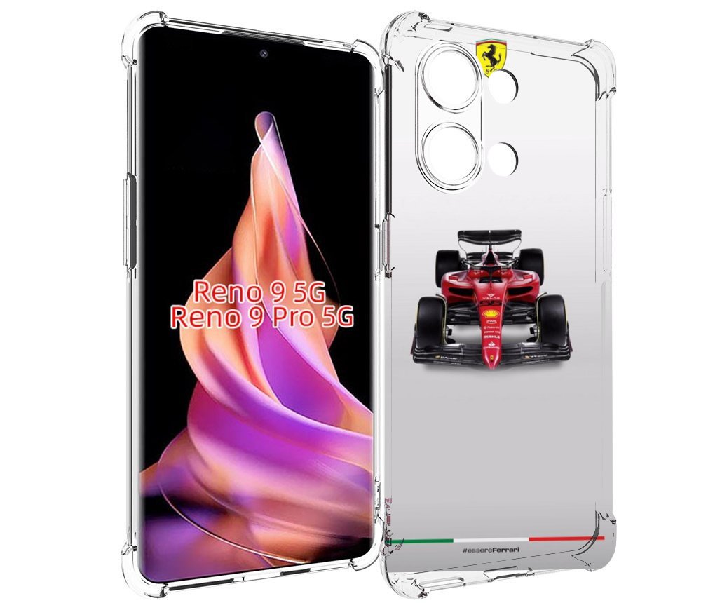 

Чехол MyPads формула 1 феррари для Oppo Reno 9/Reno 9 Pro, Прозрачный, Tocco