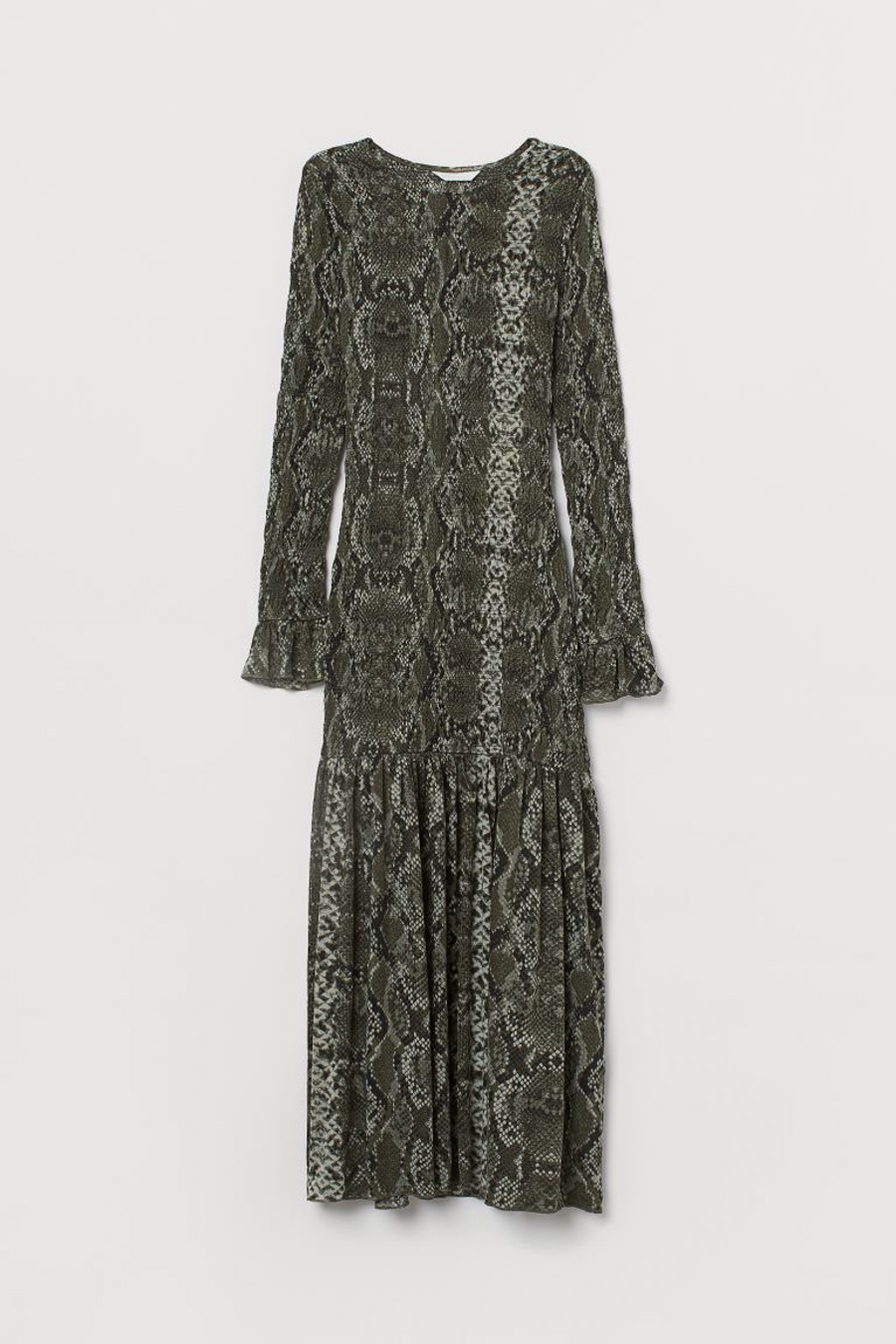 

Платье H&M для женщин, хаки, размер XL, 819137001, 819137