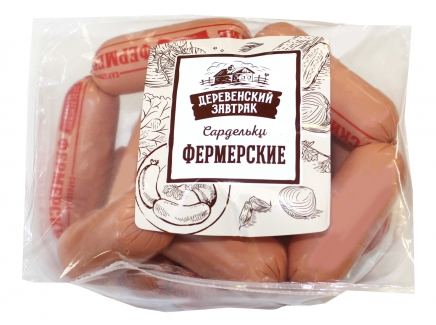 

Сардельки Царицыно Фермерские вареные +-1 кг